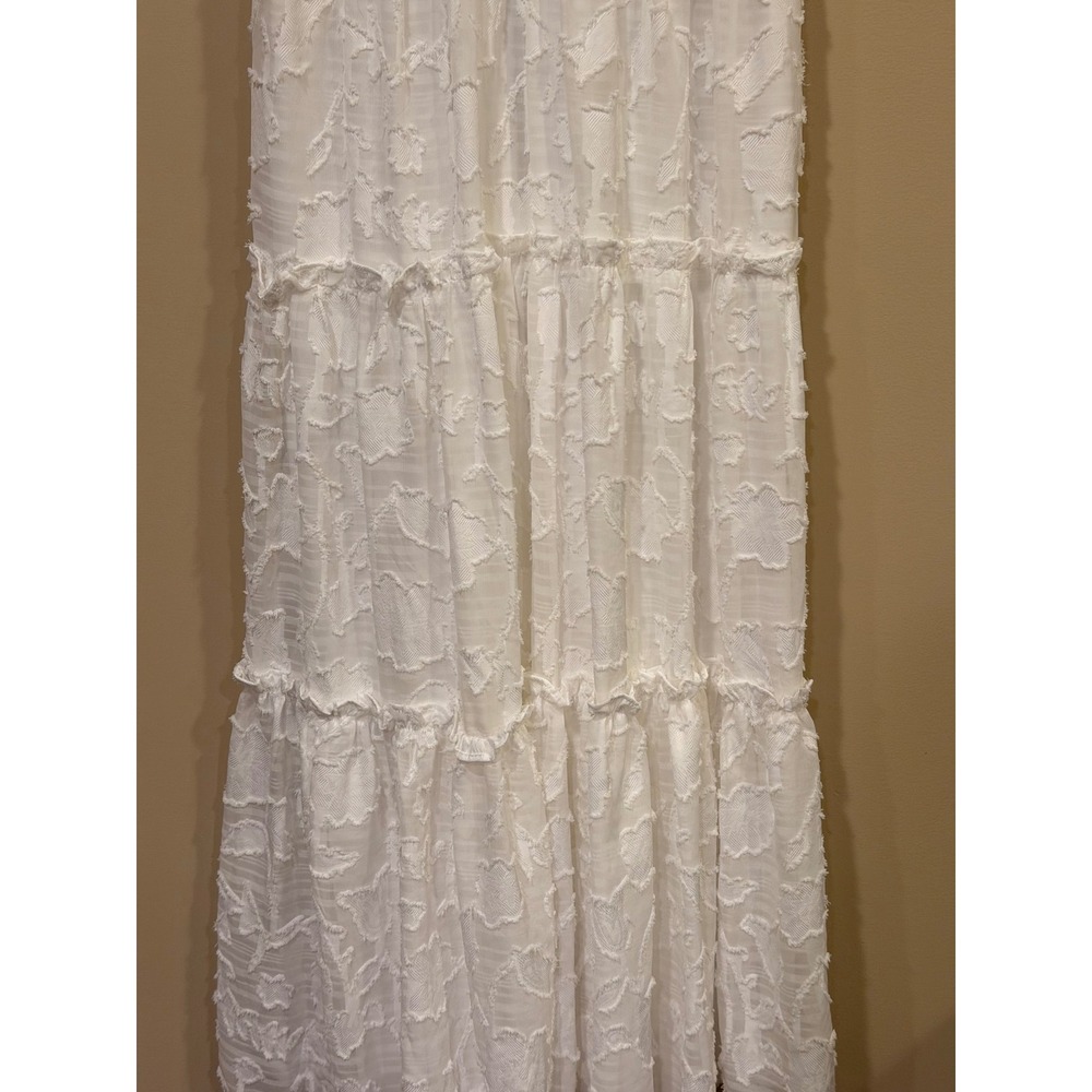 Flying Tomato Women Midi Dress White Medium Cottagecore Sorority Rush - Picture 5 of 8